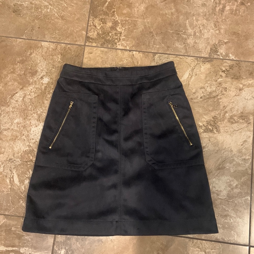 Loft faux suede pocket skirt - 00P